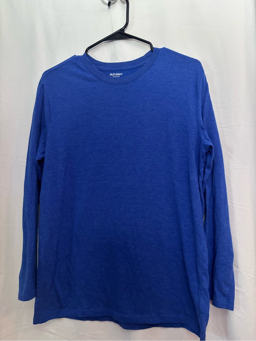Old Navy Boys Long-Sleeve Crewneck Shirt - Tanzanite Blue. Size XXL (14) plus